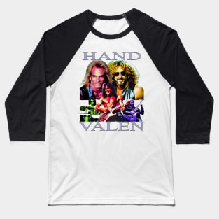 Hand Valen - Rock Music Band Guitar That Rocks Very Loud 80's Very Cool (parody) Baseball T-Shirt